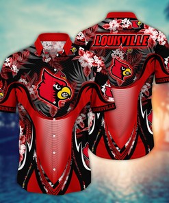Louisville Cardinals NCAA Flower Hawaii Shirt For Fans Ver 22