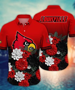 Louisville Cardinals NCAA Flower Hawaii Shirt For Fans Ver 27