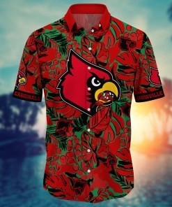 Louisville Cardinals NCAA Flower Hawaii Shirt For Fans Ver 28