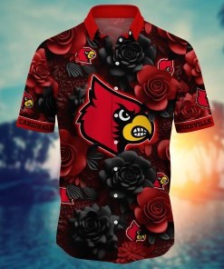 Louisville Cardinals NCAA Flower Hawaii Shirt For Fans Ver 37