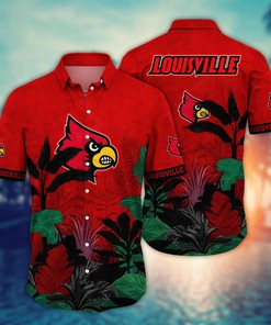 Louisville Cardinals NCAA Flower Hawaii Shirt For Fans Ver 6