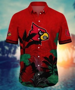 Louisville Cardinals NCAA Flower Hawaii Shirt For Fans Ver 6