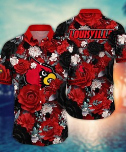 Louisville Cardinals NCAA Flower Hawaii Shirt For Fans Ver 7