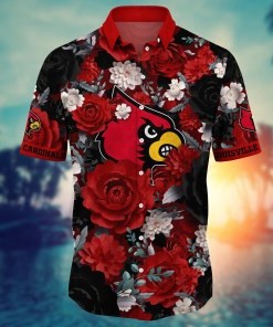 Louisville Cardinals NCAA Flower Hawaii Shirt For Fans Ver 7