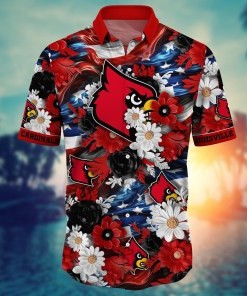 Louisville Cardinals NCAA Hawaii Shirt Ver 3