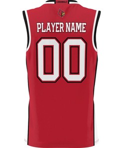 Louisville Cardinals NIL Men Basketball Custom Jersey - Red