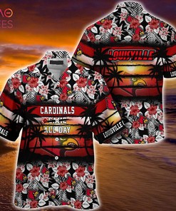 Louisville Cardinals Summer Hawaiian Shirt, Floral Pattern for Sports Enthusiast This Year