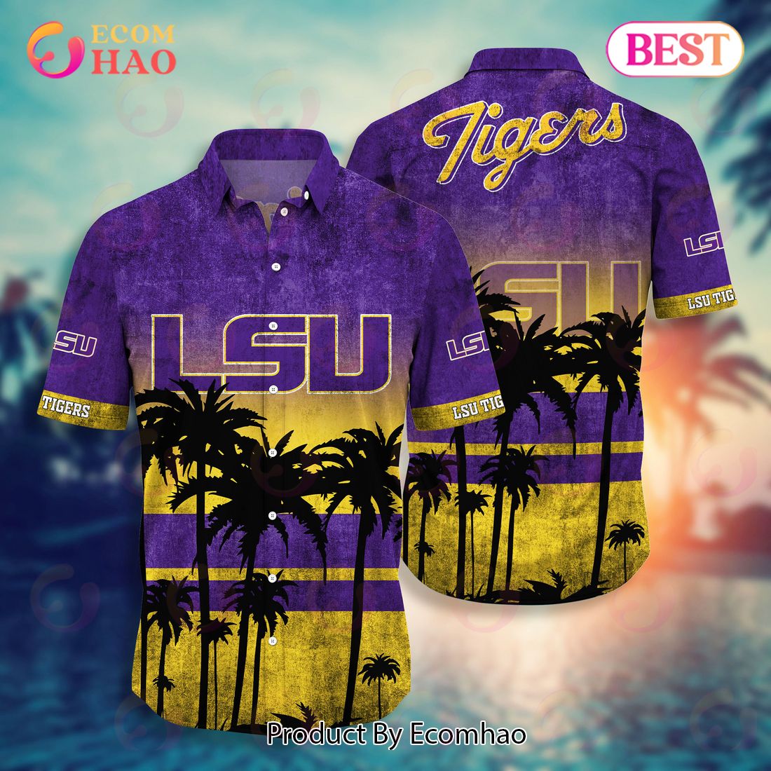 Lsu Tigers Hawaii Shirt Short Style Summer