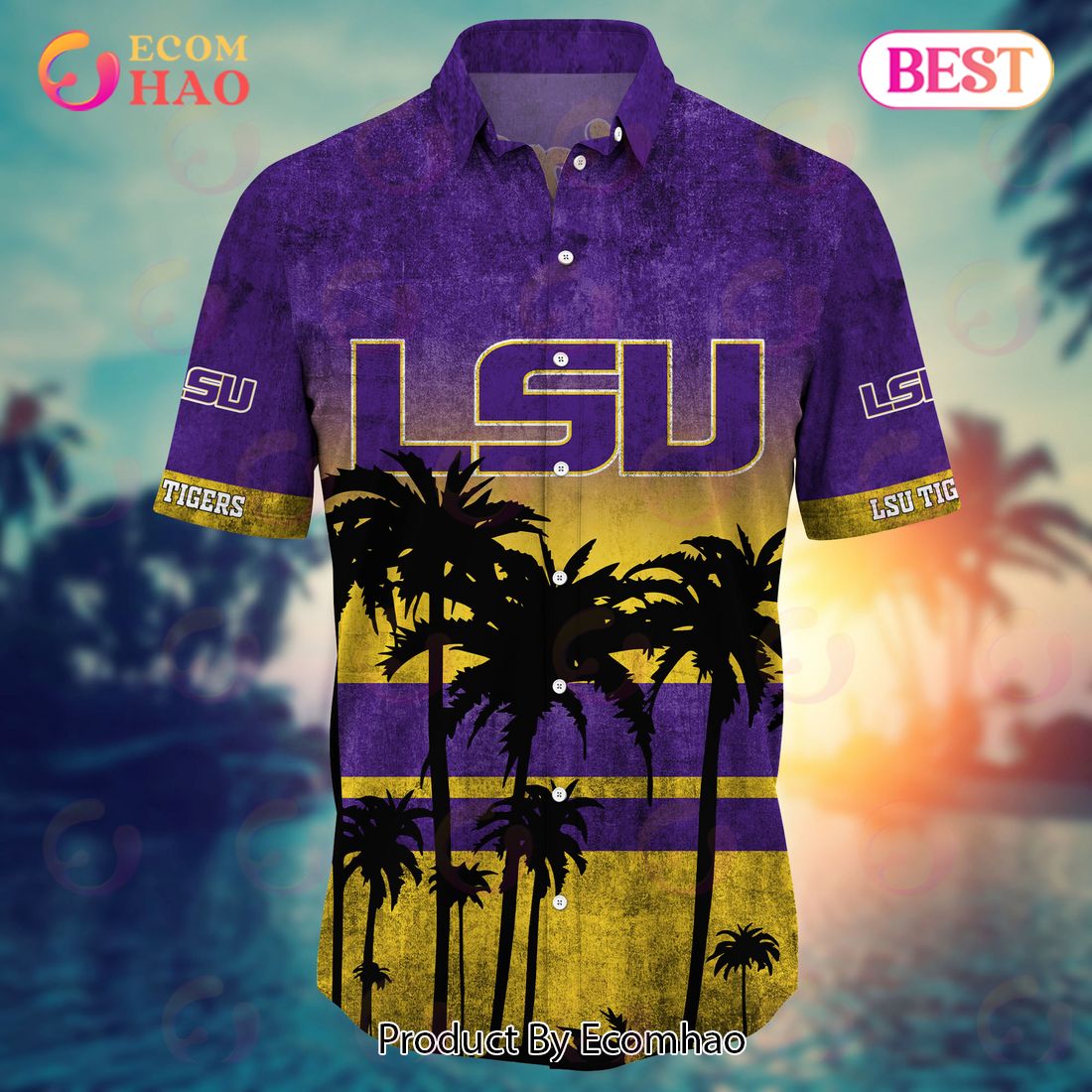 Lsu Tigers Hawaii Shirt Short Style Summer