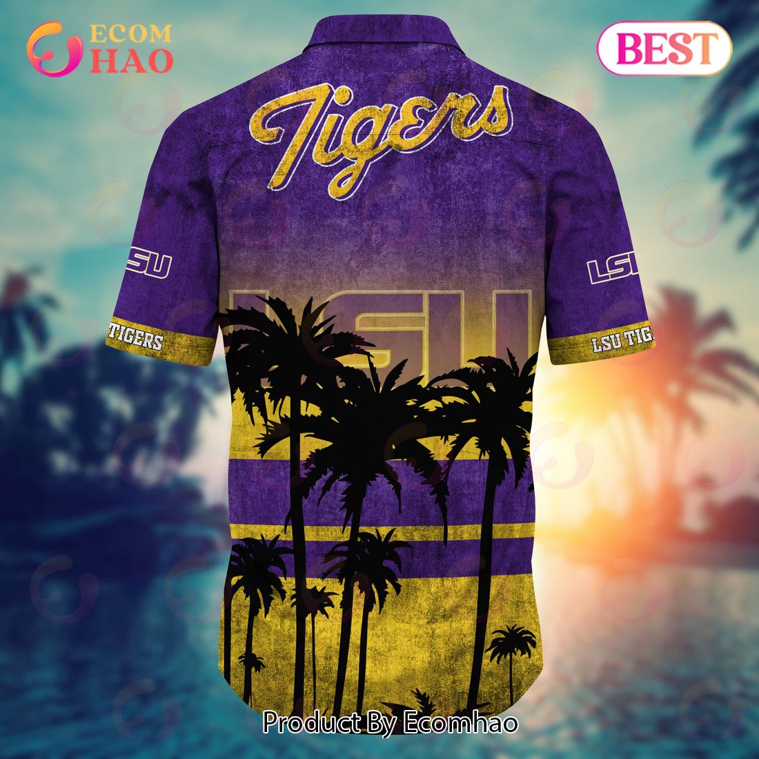 Lsu Tigers Hawaii Shirt Short Style Summer