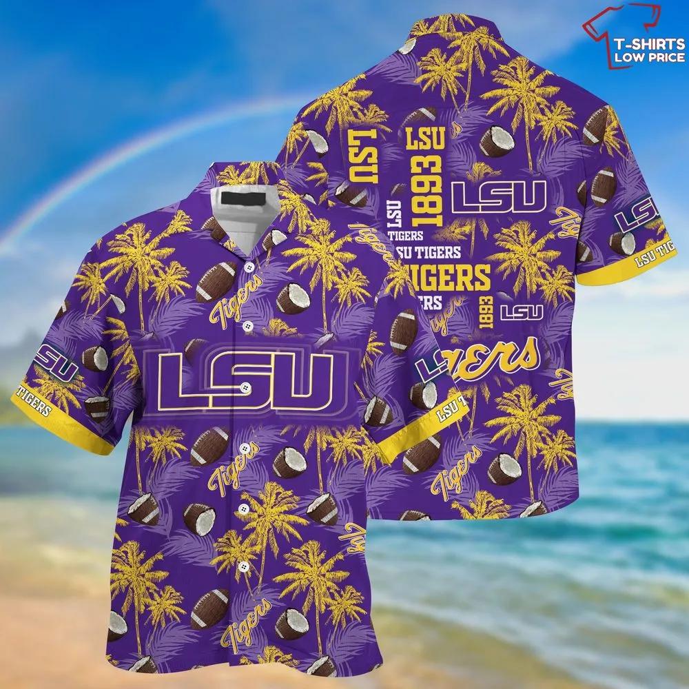 Lsu Tigers Hawaiian Shirt Men