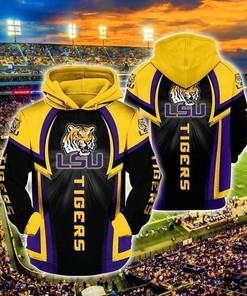 Lsu Tigers Logo Football for Fan 3D Hoodie Unique Lsu Tigers Gifts