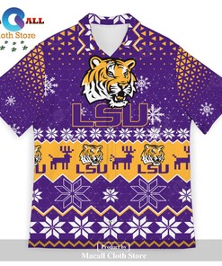 Lsu Tigers Sports Football American Ugly Christmas 3D Hawaiian Shirt