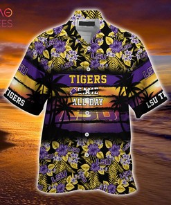 Lsu Tigers Summer Hawaiian Shirt, Floral Pattern for Sports Enthusiast This Year