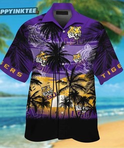 Lsu Tigers Tropical Shirt, Tropical Aloha Hawaiian Shirt
