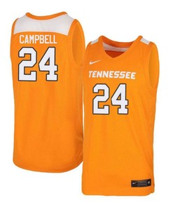 Lucas Campbell 24 Tennessee Volunteers Elite Basketball Men Jersey - Orange White