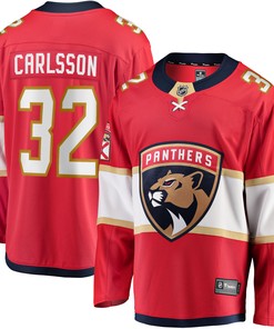 Lucas Carlsson Florida Panthers Fanatics Branded Home Breakaway Player Jersey - Red Nhl