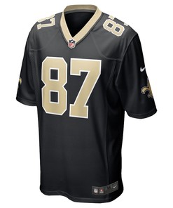Lucas Krull New Orleans Saints Game Player Jersey - Black