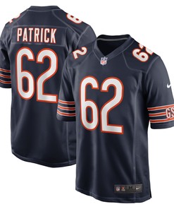 Lucas Patrick Chicago Bears Game Jersey - Navy Nfl