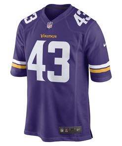 Luiji Vilain Minnesota Vikings Game Player Jersey - Purple