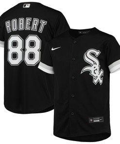Luis Robert Chicago White Sox Alternate Replica Player Jersey - Black Mlb