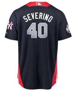 Luis Severino American League Majestic 2018 Mlb All-star Game Home Run Derby Player Jersey - Navy