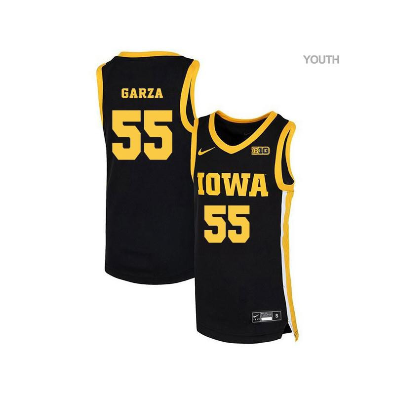 Luka Garza 55 Iowa Hawkeyes Elite Basketball Youth Jersey - Black
