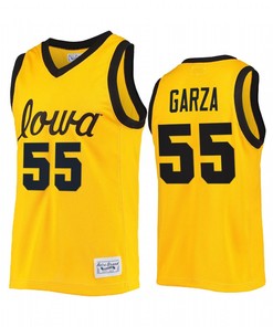 Luka Garza 55 Iowa Hawkeyes Gold Jersey Commemorative Classic Alumni Basketball