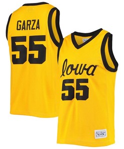 Luka Garza 55 Iowa Hawkeyes Original Retro Brand Alumni Commemorative Basketball Jersey - Gold