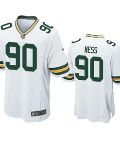 Lukas Van Ness 90 Green Bay Packers 2023 NFL Draft Game Jersey - White