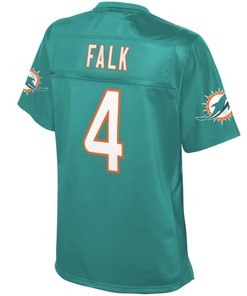 Luke Falk Miami Dolphins Nfl Pro Line Womens Player Jersey - Aqua