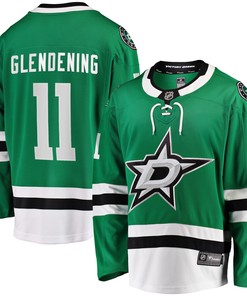 Luke Glendening Dallas Stars Fanatics Branded Home Breakaway Player Jersey - Kelly Green Nhl