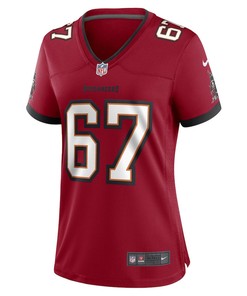 Luke Goedeke Tampa Bay Buccaneers Women's Game Player Jersey - Red