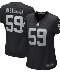 Luke Masterson Las Vegas Raiders Women's Game Player Jersey - Black