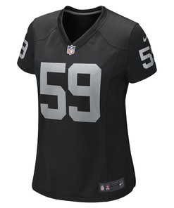 Luke Masterson Las Vegas Raiders Women's Game Player Jersey - Black