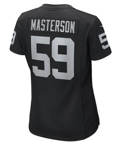 Luke Masterson Las Vegas Raiders Women's Game Player Jersey - Black