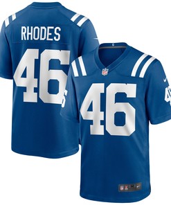 Luke Rhodes Indianapolis Colts Game Jersey - Royal Nfl