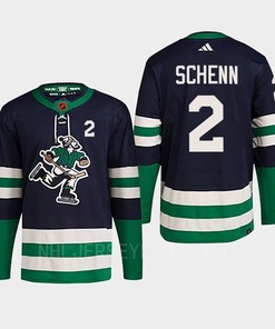 Luke Schenn 2 Reverse Retro 2.0 2022 Vancouver Canucks Navy Jersey Primegreen