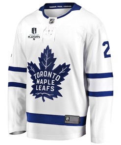 Luke Schenn 2 Toronto Maple Leafs Stanley Cup 2023 Playoffs Patch Away Breakaway Men Jersey - White