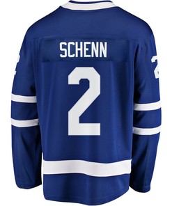 Luke Schenn 2 Toronto Maple Leafs Stanley Cup 2023 Playoffs Patch Home Breakaway Men Jersey - Blue