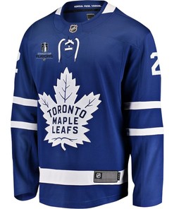 Luke Schenn 2 Toronto Maple Leafs Stanley Cup 2023 Playoffs Patch Home Breakaway Men Jersey - Blue