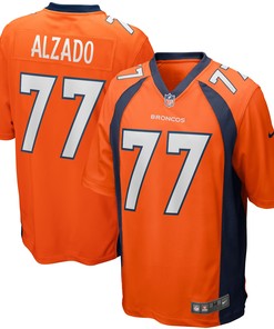 Lyle Alzado Denver Broncos Game Retired Player Jersey - Orange Nfl