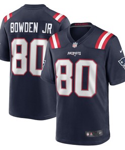 Lynn Bowden Jr. New England Patriots Game Player Jersey - Navy