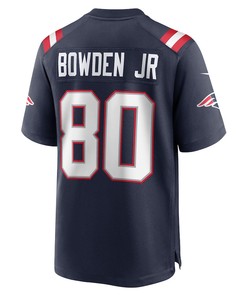 Lynn Bowden Jr. New England Patriots Game Player Jersey - Navy