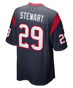 M.J. Stewart Houston Texans Game Player Jersey - Navy