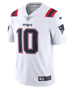 Mac Jones 10 New England Patriots Vapor Limited Jersey - White