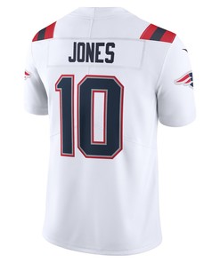 Mac Jones 10 New England Patriots Vapor Limited Jersey - White