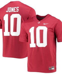 Mac Jones Alabama Crimson Tide 2021 Draft Class Game Jersey - Crimson Ncaa