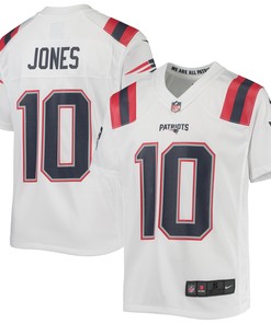 Mac Jones New England Patriots Game Jersey - White Nfl