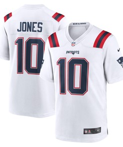 Mac Jones New England Patriots Player Game Jersey White Nfl